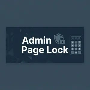 Admin Page Lock